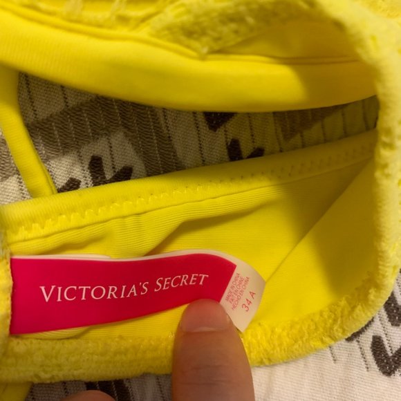 Victoria's Secret Yellow Bikini Set - Size 34A/S - Picture 5 of 9